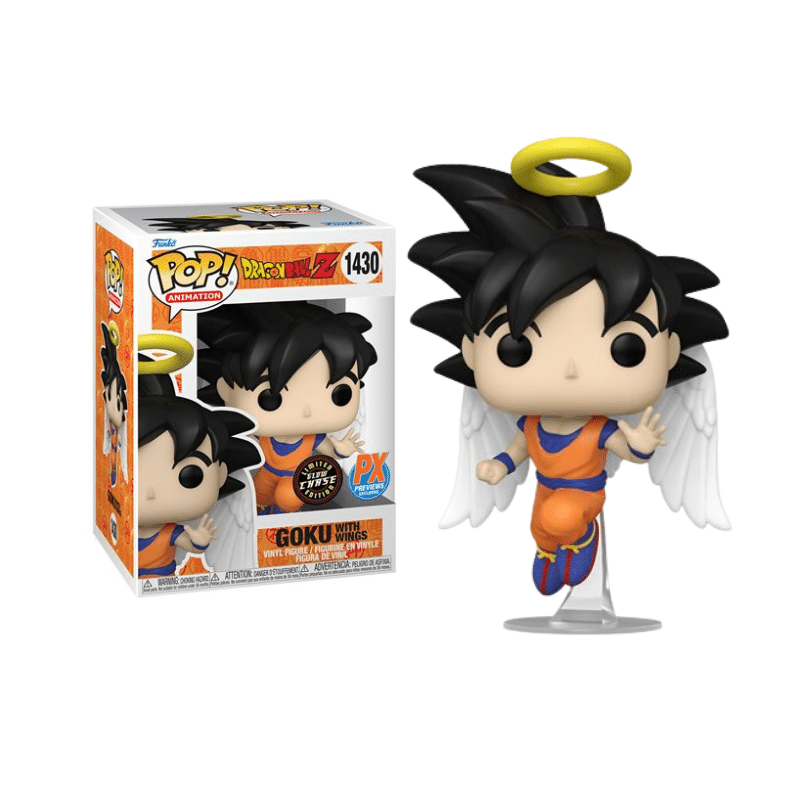 Funko Pop Dragon Ball Z Goku With Wings Gitd Chase Preview Exclusives