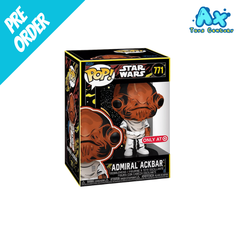 Funko Pop Star Wars: Admiral Ackbar(retro) Target Exclusive