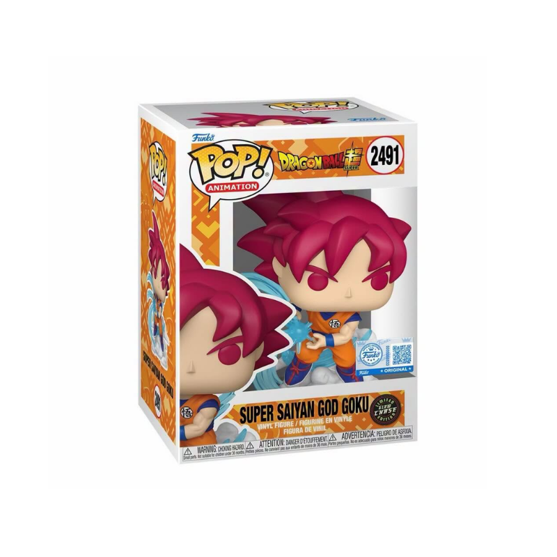 Funko POP Dragon Ball Super Super Saiyan God Goku GITD Chase