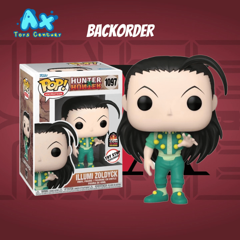 Funko Pop Hunter X Hunter ILLUMI ZOLDYCK Toystop Exclusive