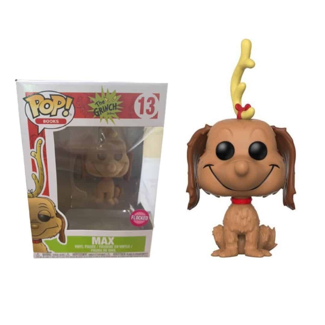 Funko Pop! Books: The Grinch - Max #13 Flocked 100% Genuine