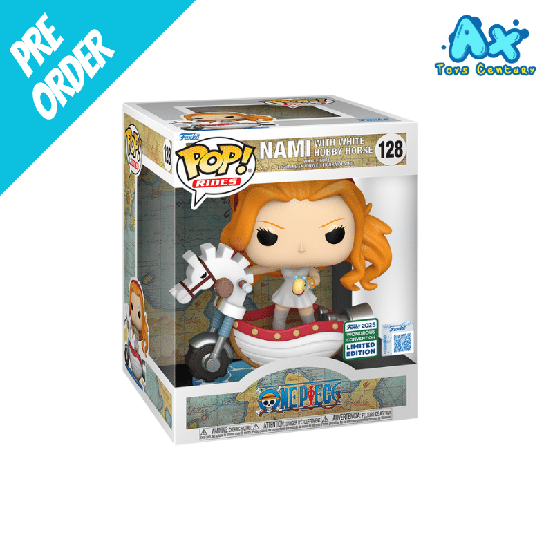 Funko POP One Piece Rides Deluxe Nami with White Hobby Horse 2025 Wondrous Convention
