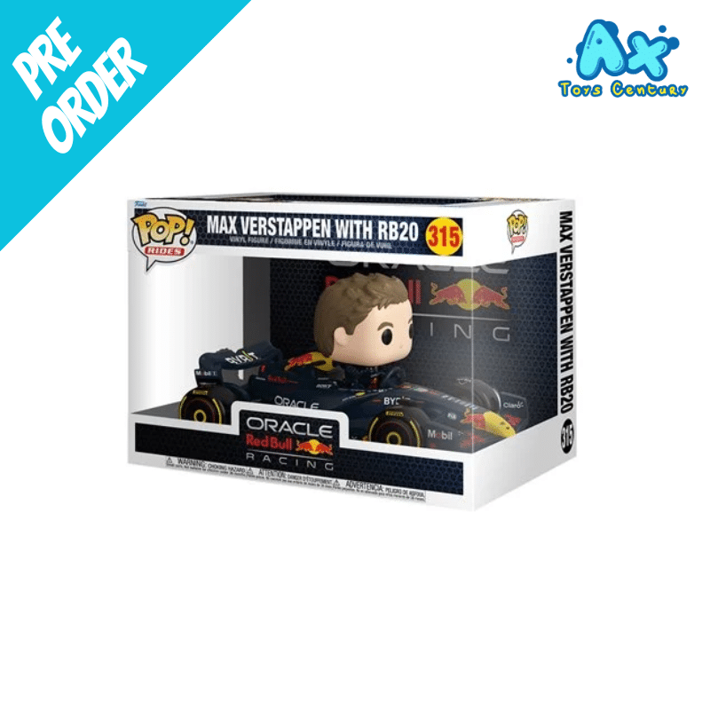 Funko POP Formula 1 Redbull Verstappen with RB20 Super Deluxe