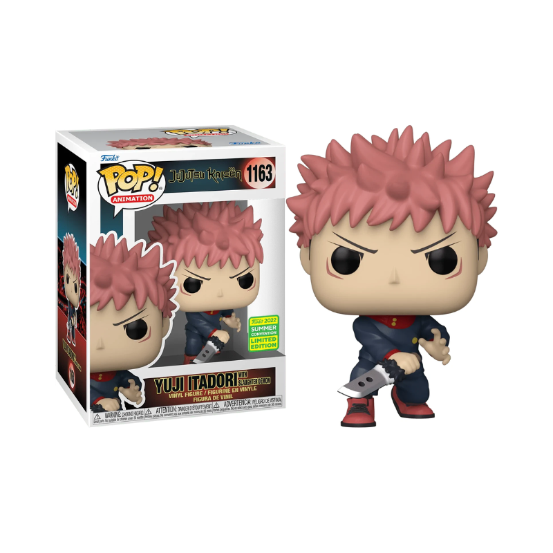 Funko Pop!! Jujutsu - Yuji Itadori #1163 ( 2022 Summer Convention Exclusive ) Shared Sticker Wave #1