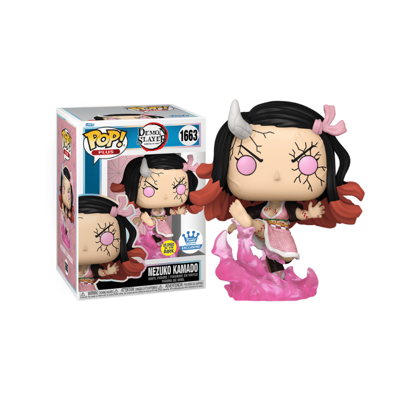 Funko Pop Demon Slayer Plus Nezuko Kamado (Blood Demon Art) GITD Funko Exclusive