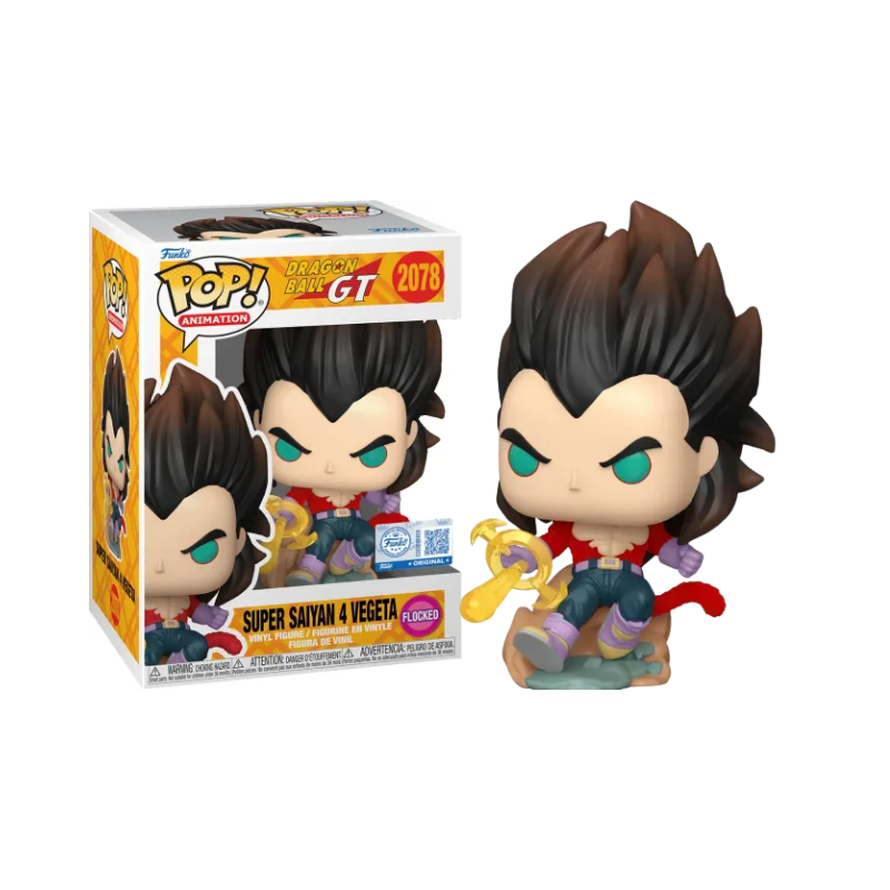 Funko Pop Dragon Ball GT - Super Saiyan 4 Vegeta (Flocked)