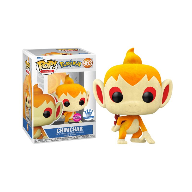 Funko Pop Pokemon Chimchar (Flocked) Funko Exclusive