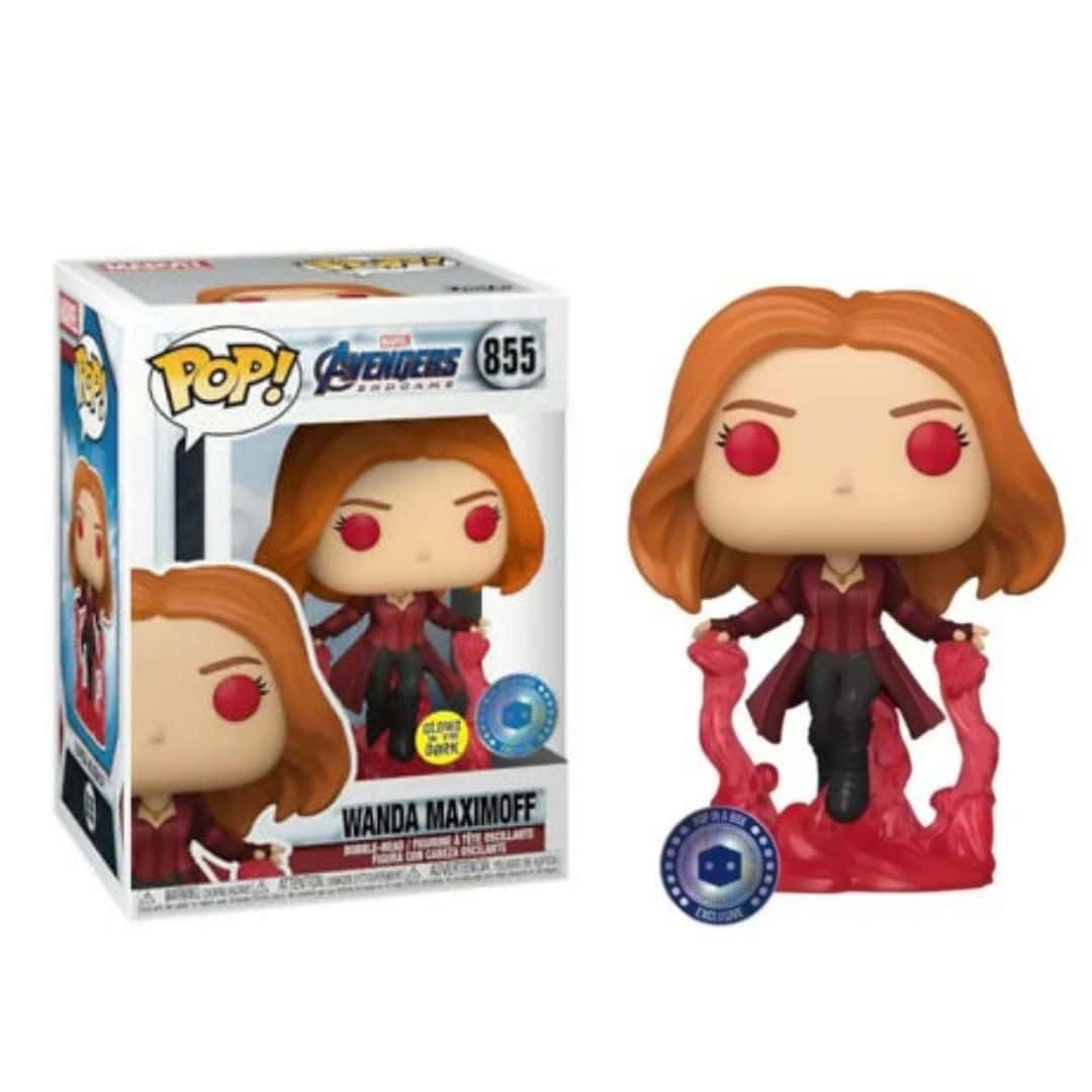 Funko Pop! Avengers Endgame - Wanda Maximoff #855 GITD Exclusive 100% Genuine