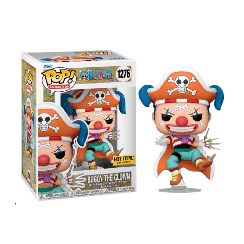 Funko Pop! One Piece Buggy The Clown #1276 Hot Topic Exclusive
