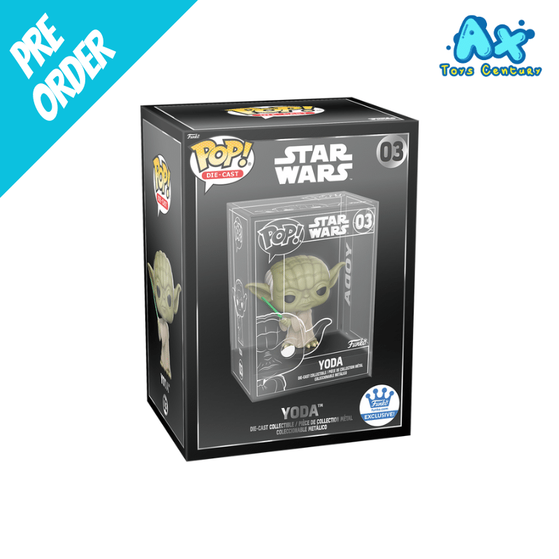Funko Pop Star Wars Die-Cast Yoda with Lightsaber Funko Exclusive