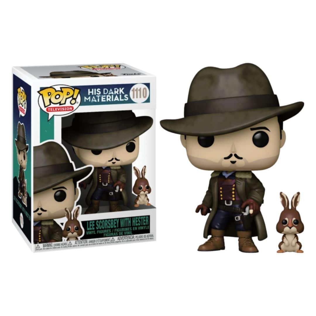 Funko Pop! Television: His Dark Materials - Lee Scorsbey with Hester #1110 100% Genuine