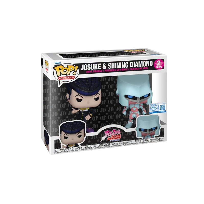 Funko POP Jojos Bizarre Adventure Diamond Josuke & Shining Diamond 2pck