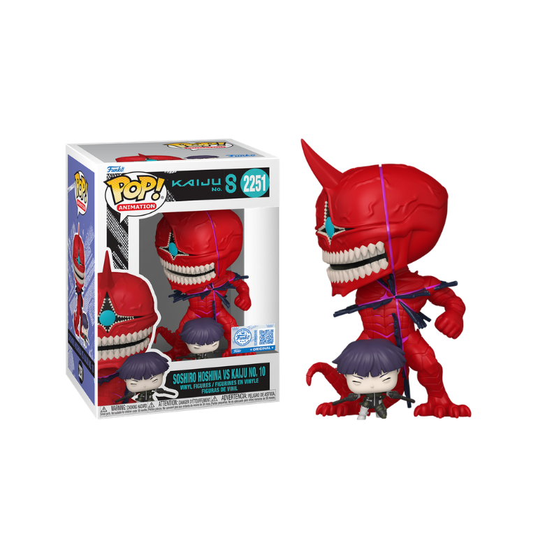 Funko POP Kaiju No. 8 & Buddy Soshiro Hoshina vs Kaiju No. 10