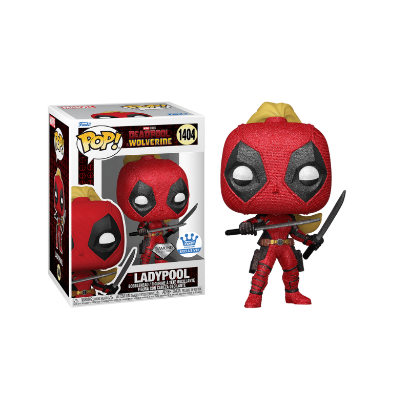 Funko Pop Marvel Deadpool & Wolverine Ladypool Diamond Funko Exclusive