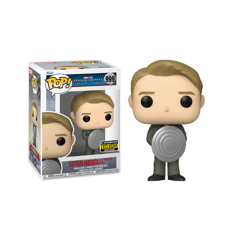 Funko POP Marvel Captain America with Prototype Shield
