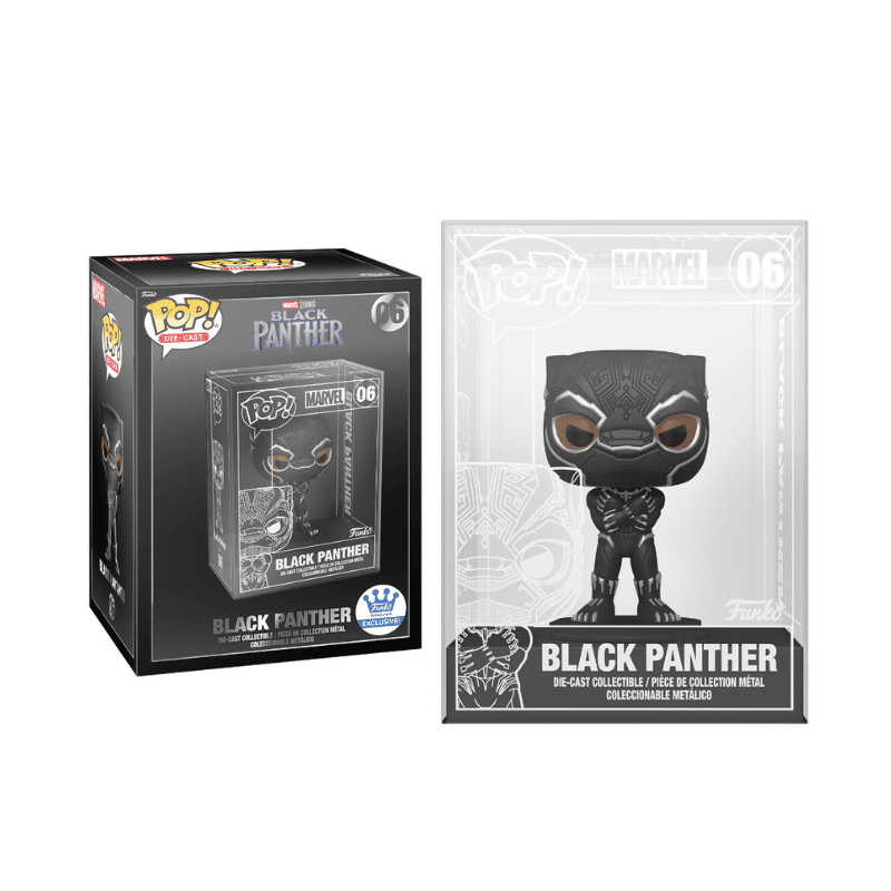 Funko Pop! Die-Cast Marvel Black Panther Funko Exclusive