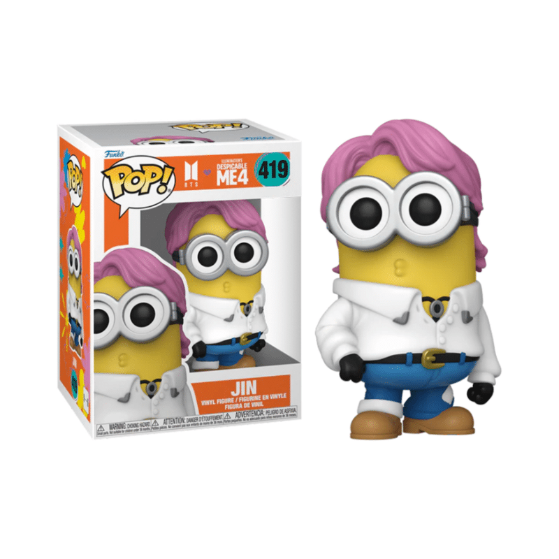 Funko Pop Despicable Me 4 Minion x BTS Jin