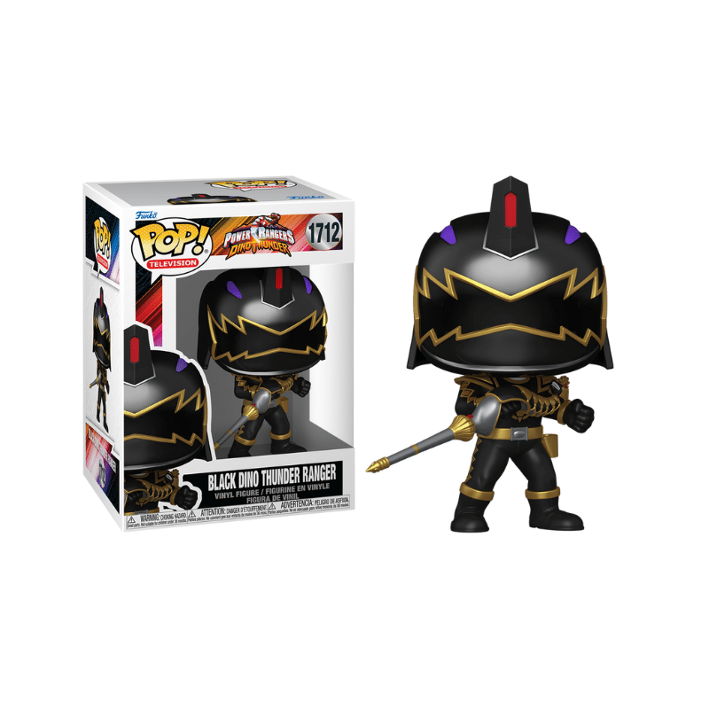 Funko Pop Power Rangers Black Dino Thunder Ranger