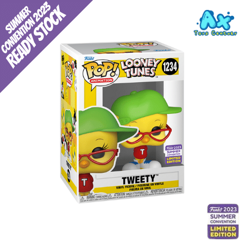 Funko POP Looney Tunes Tweety Bird in Sweater Summer Convention 2023 Share Sticker