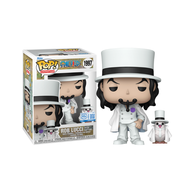Funko Pop One Piece Rob Lucci with Hattori