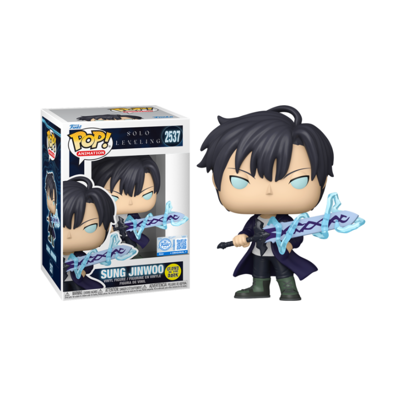 Funko POP Solo Leveling Sung Jinwoo with Sword GITD