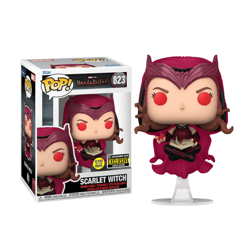 Funko Pop! Wanda Vision - Scarlet Witch #823 GITD Entertainment Earth Exclusive