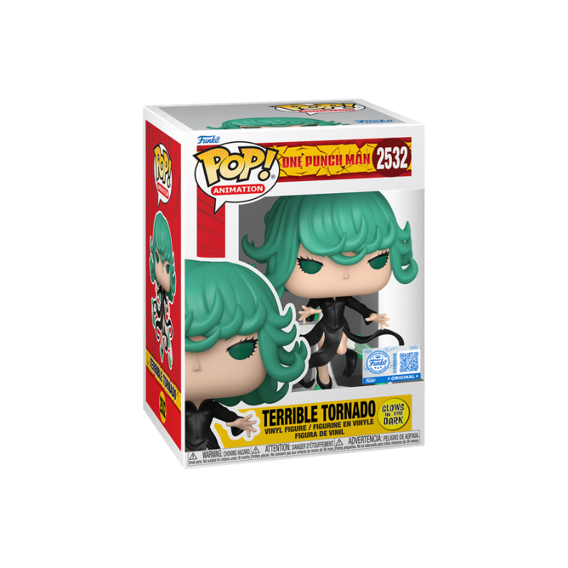 Funko POP One Punch Man Terrible Tornado GITD