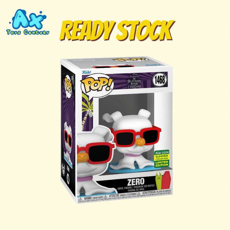 Funko POP Nightmare Before Christmas - Zero 2024 Summer Convention Share Sticker