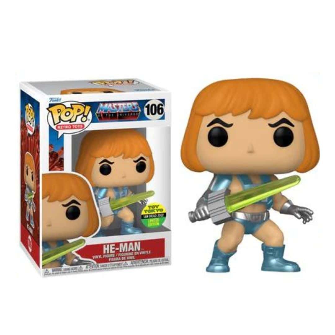 Funko Pop! Retro Toys: Masters of the Universe - He-Man #106 Toy Tokyo 2022 Limited Edition 100% Genuine