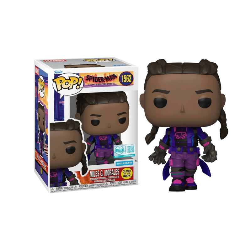 Funko Pop Spider-Man Across the Spider-Verse Miles G. Morales Marvel Spider-Man (GITD) Supreme Limited Edition 9500pcs