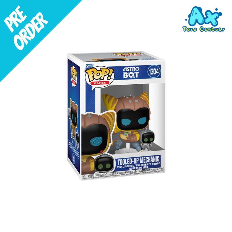Funko POP Astro Bot Tooled-Up Mechanic with Buddy