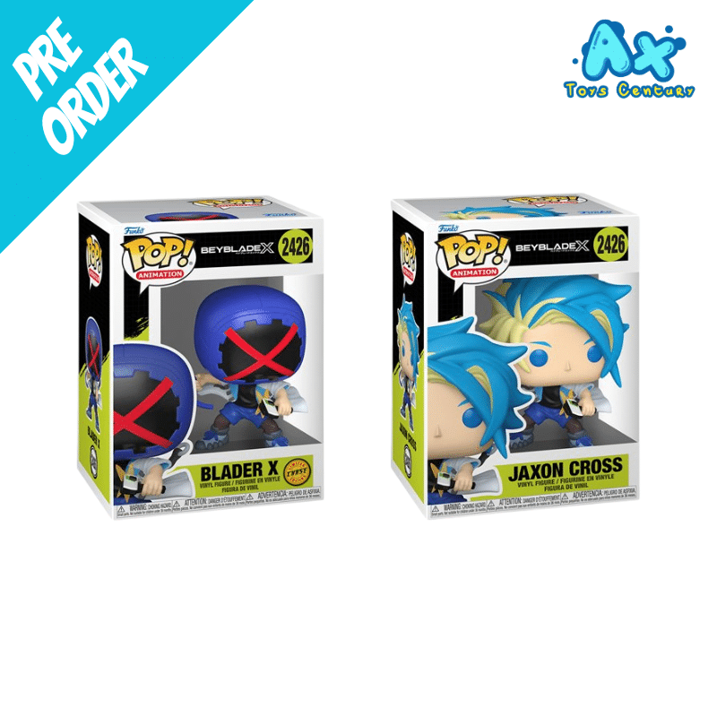 Funko Pop Beyblade X Jaxon Cross Bundle Chase