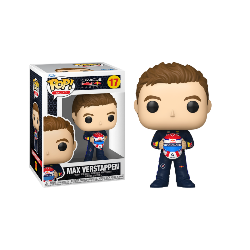 Funko POP F1 Oracle Redbull Racing Max Verstappen (Holding Helmet)