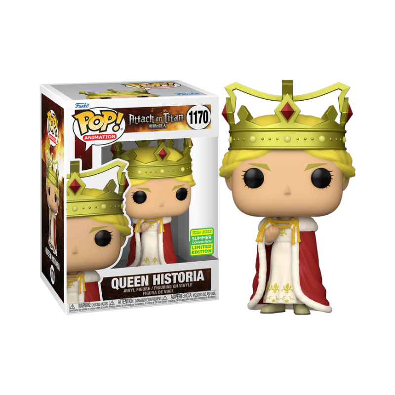 Funko Pop Attack on Titan Queen Historia ( 2022 Summer Convention Exclusive ) Shared Sticker