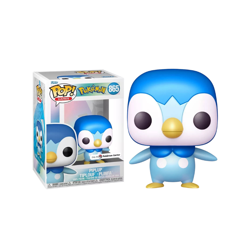 Funko Pop Pokemon Piplup (Pearlescent) Pokemon Center Exclusive