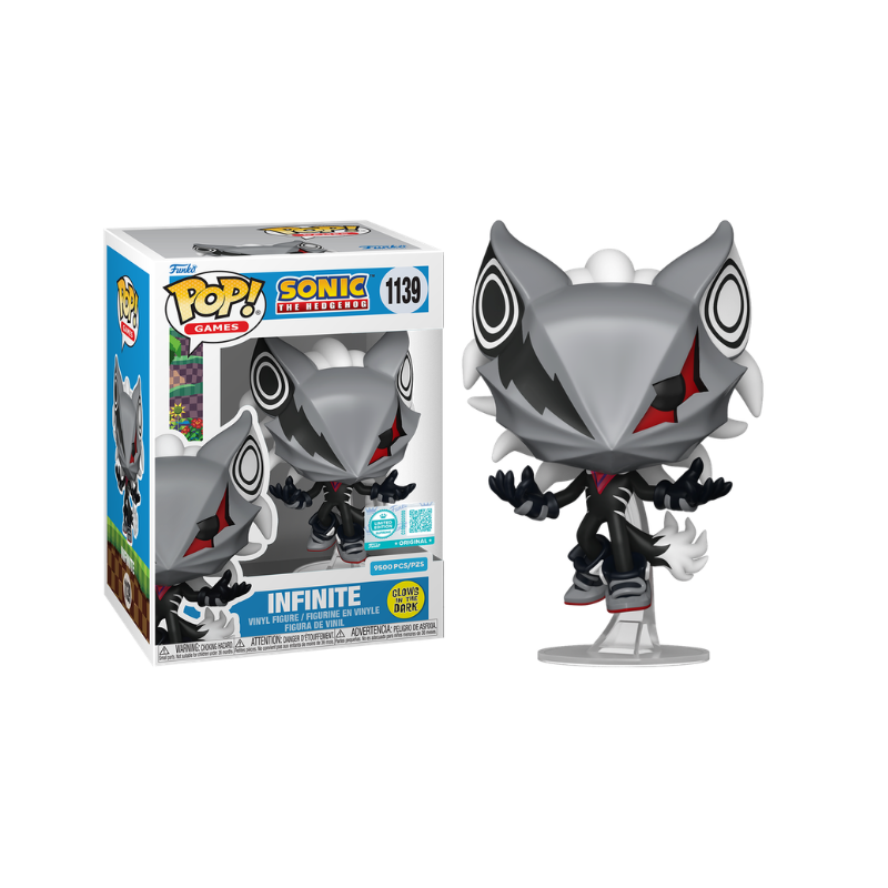 Funko Pop Sonic The Hedgehog Pop! Infinite (Glow) Supreme Limited Edition 9500pcs *NOT MINT*