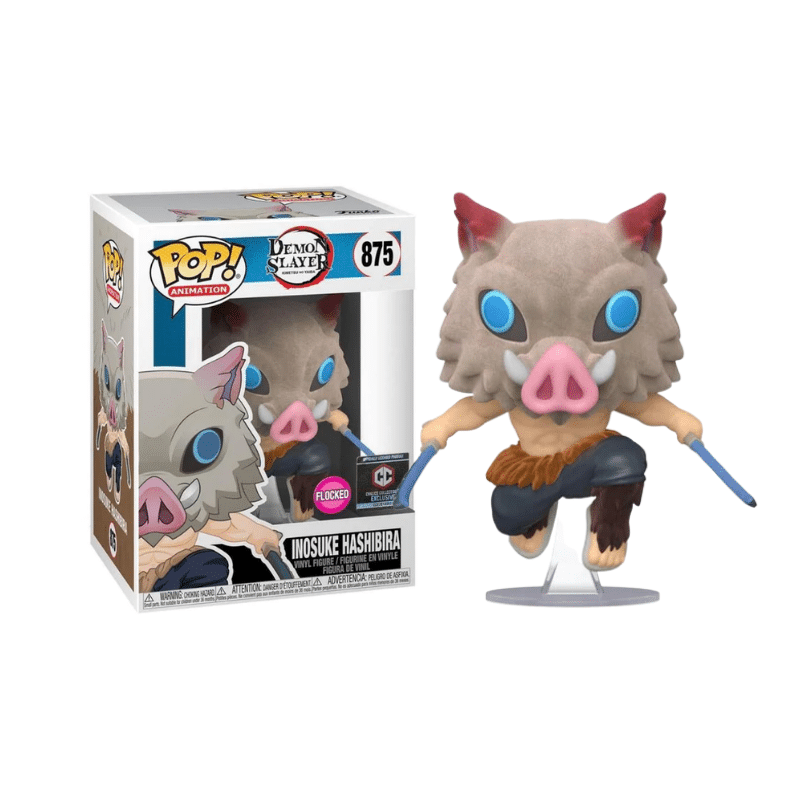Funko Pop! Demon Slayer -  Inosuke Hashibira Flocked Chalice Collectible Exclusive