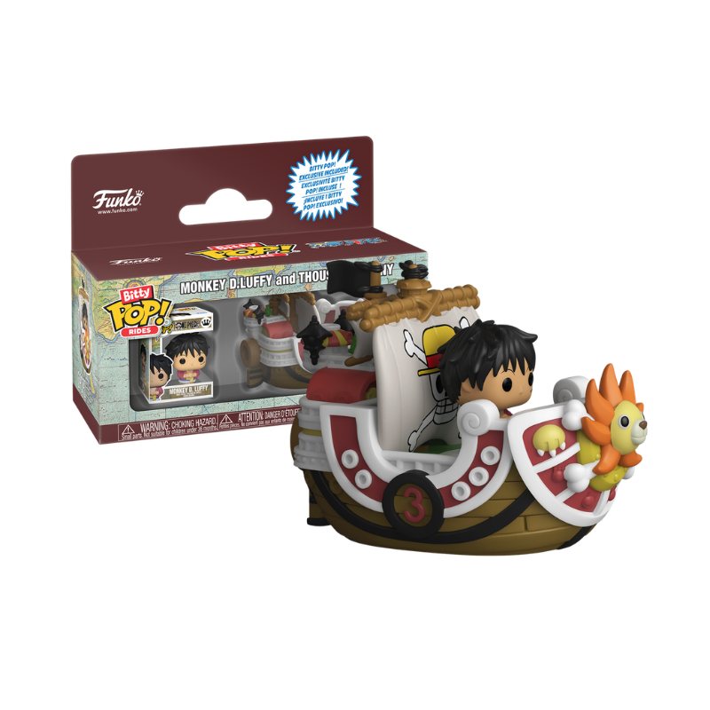 Funko Pop One Piece Thousand Sunny with Luffy Funko Bitty Pop! Ride