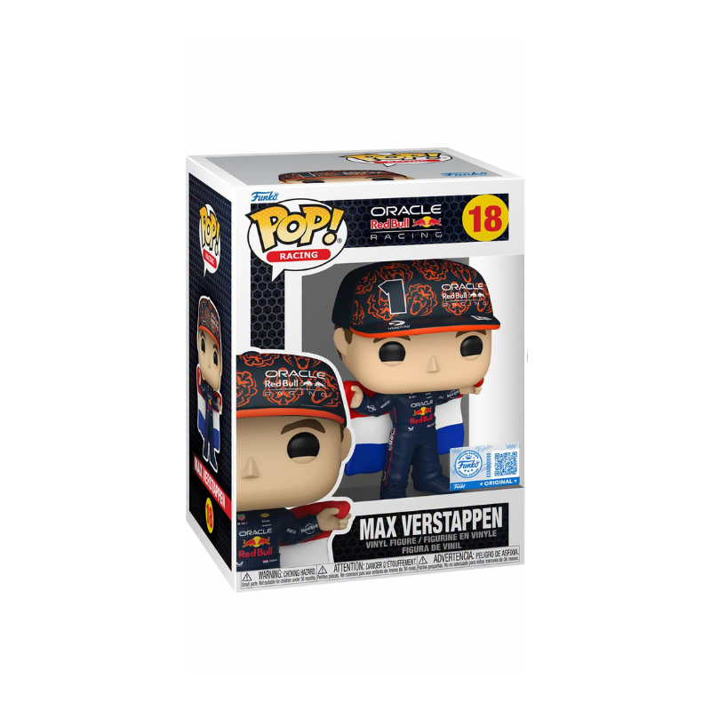 Funko POP Formula 1 Red Bull Max Verstappen with Flag
