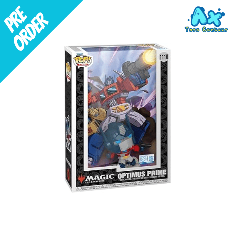 Funko Pop Comic Cover: Transformers X Magic The Gathering - Optimus Prime