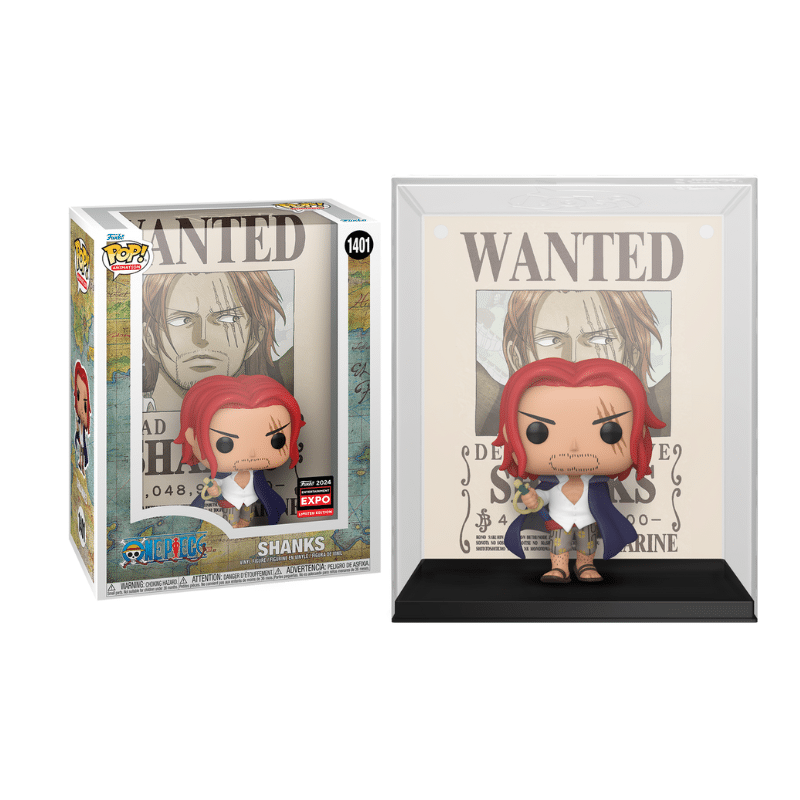 Funko Pop One Piece Shank Comic Cover Expo 2024 Shared Sticker