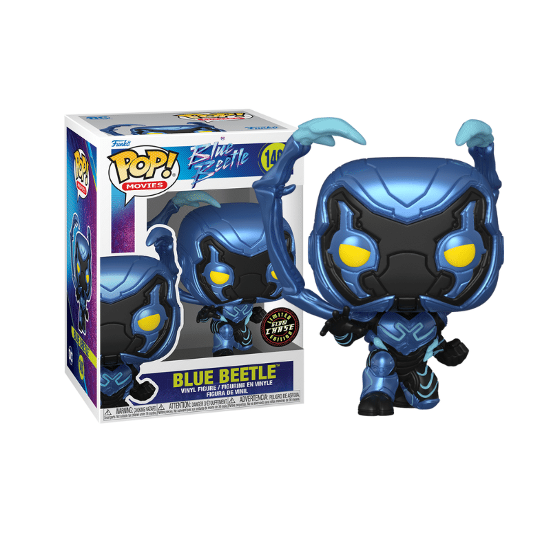 Funko Pop Blue Beetle 2023 - Blue Beetle (Armored) GITD CHASE
