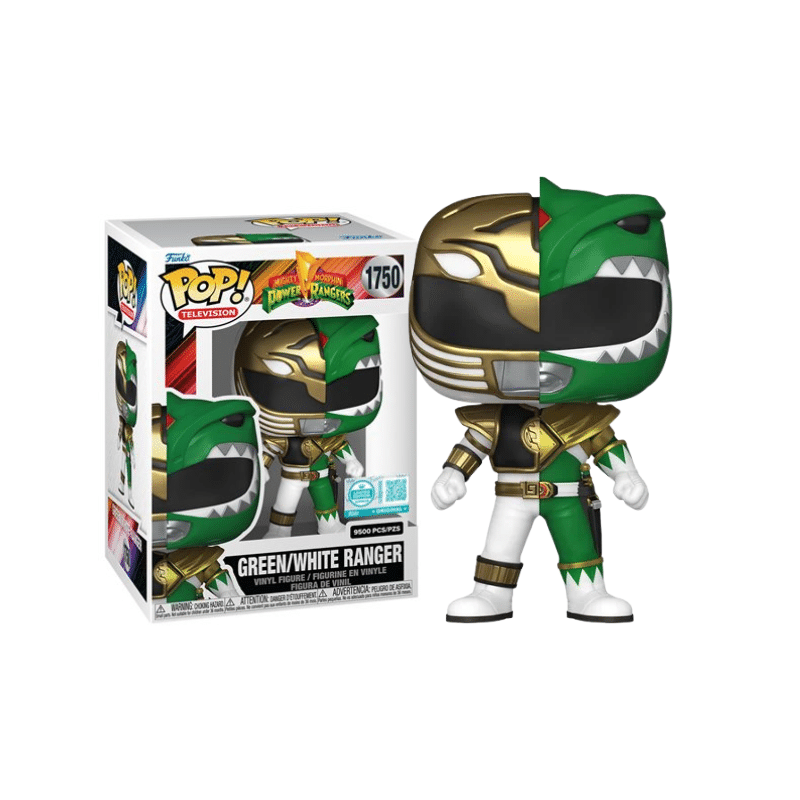 Funko Pop Mighty Morphin' Power Rangers Green/White Ranger Supreme Limited Edition 9500 pcs