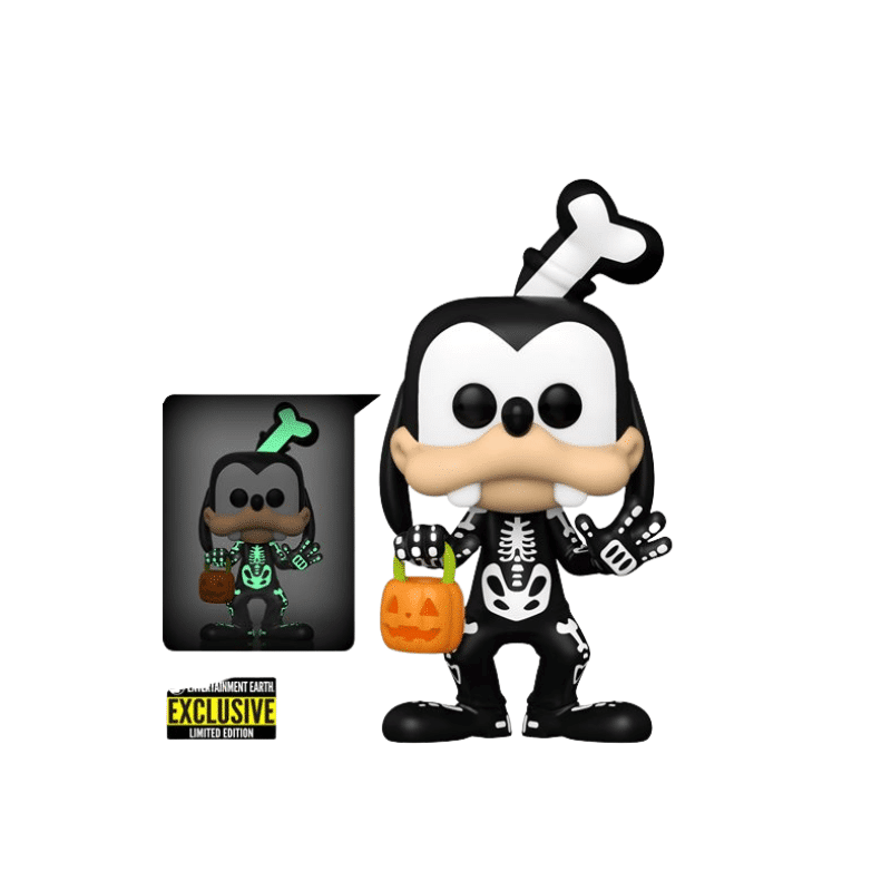 Funko Pop! Disney Skeleton Goofy GITD - Entertainment Earth Exclusive #1221