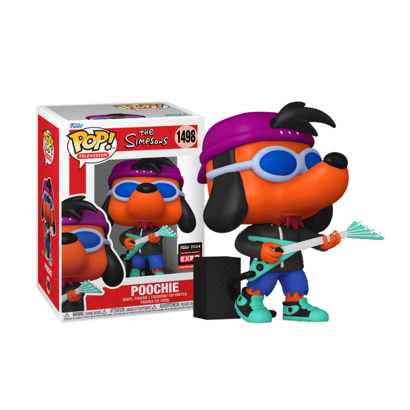 Funko Pop The Simpsons Poochie Expo 2024 Shared Sticker