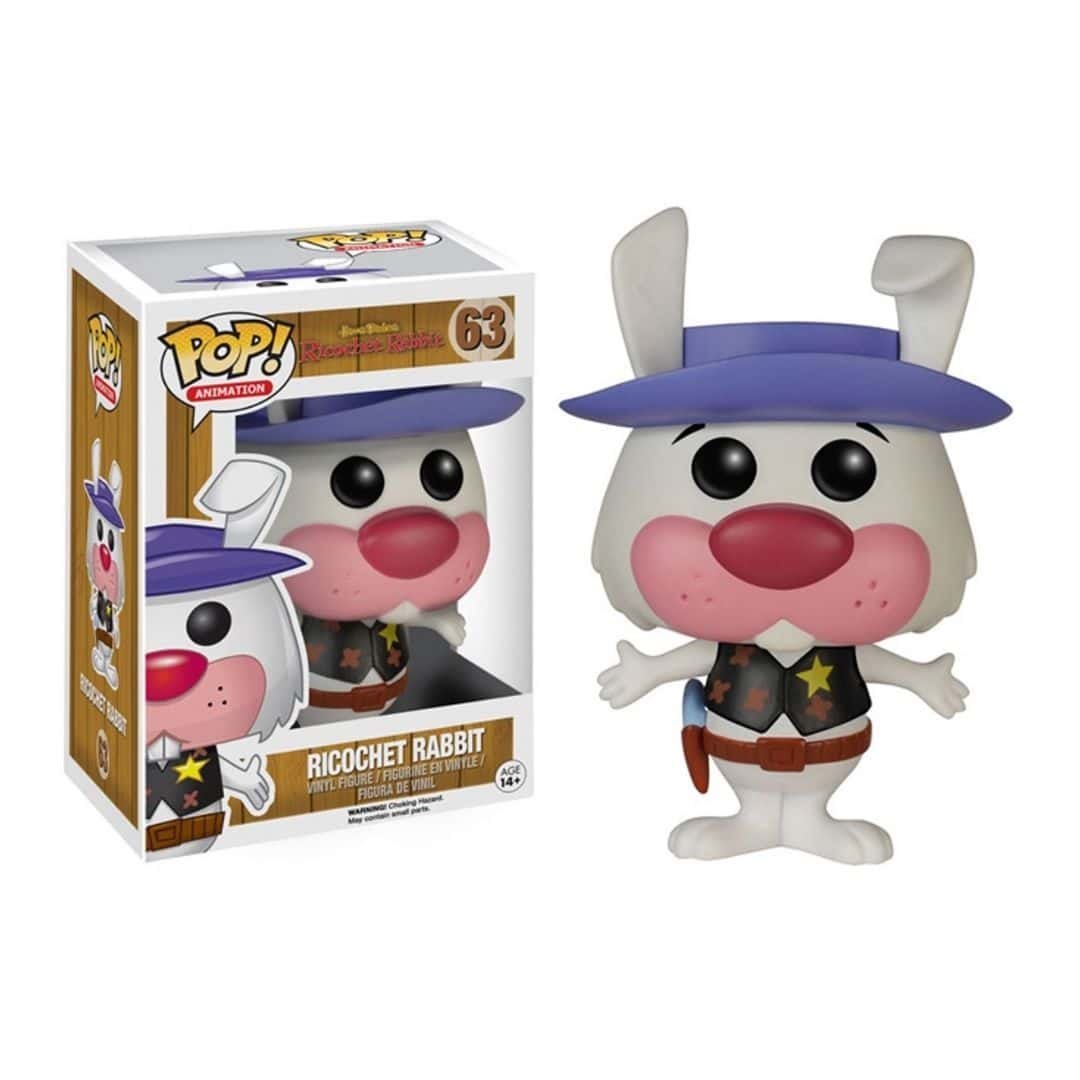 Funko Pop! Animation: Hanna-Barbera - Ricochet Rabbit #63 100% Genuine