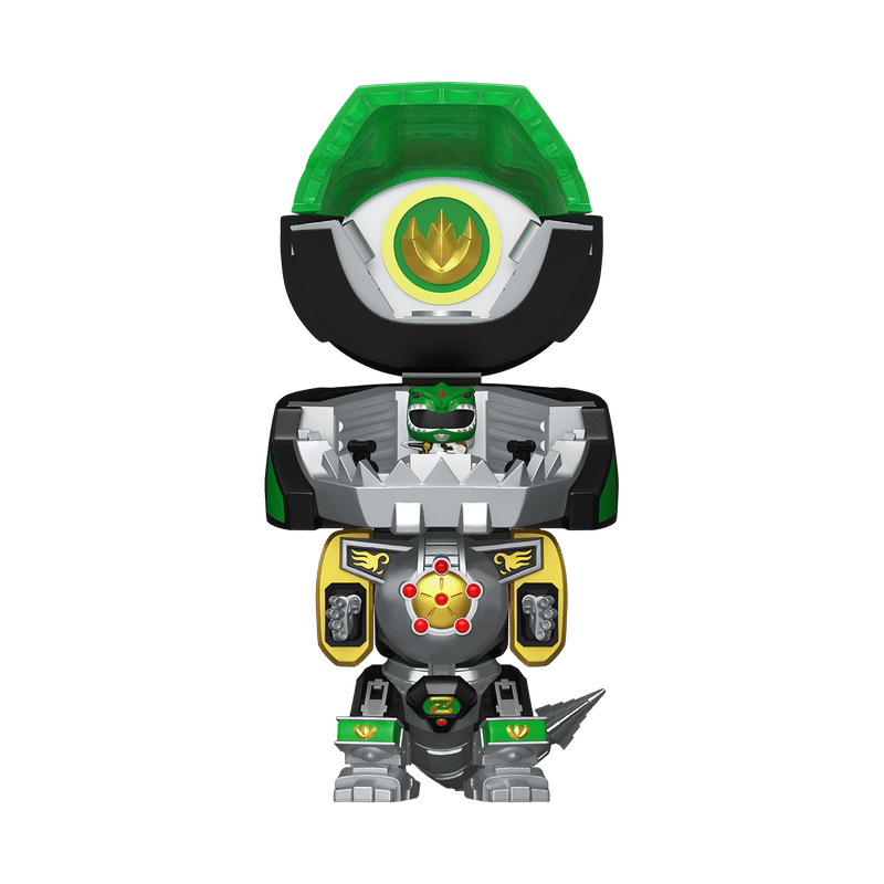 Funko Pop Power Ranger Dragonzord with Green Ranger Bitty Bot - Image 4